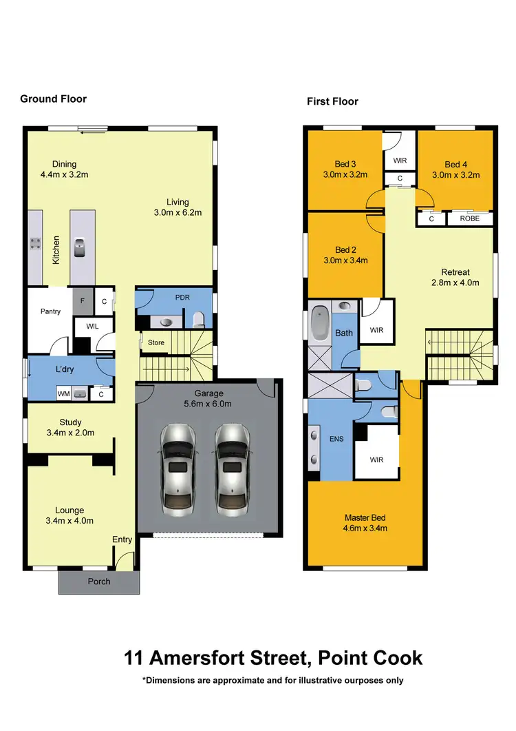 Floorplan of Homely house listing, 11 Amersfort Street, Point Cook VIC 3030