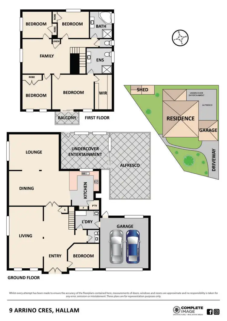 Floorplan of Homely house listing, 9 Arrino Crescent, Hallam VIC 3803