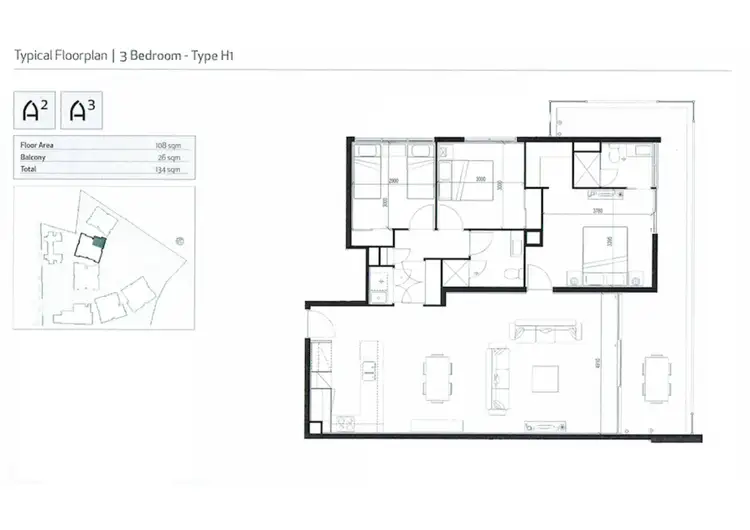 Floorplan of Homely apartment listing, 26/93 Sheehan Avenue, Hope Island QLD 4212