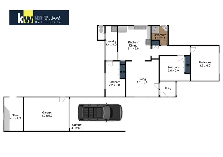 Floorplan of Homely house listing, 3 Doherty Court, Traralgon VIC 3844
