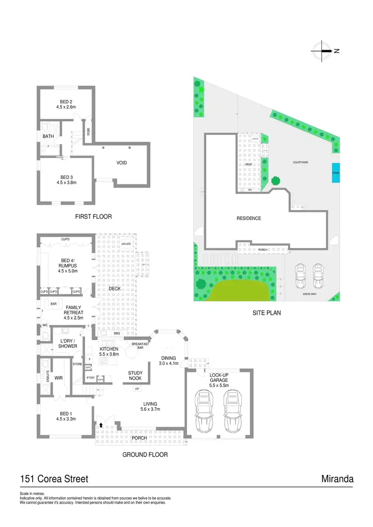 Floorplan of Homely house listing, 151 Corea Street, Miranda NSW 2228
