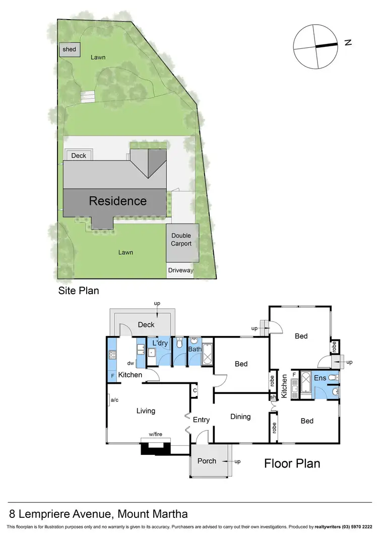 Floorplan of Homely house listing, 8 Lempriere Avenue, Mount Martha VIC 3934