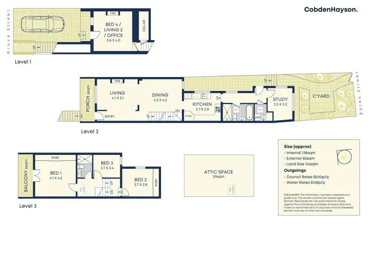 Floorplan of Homely house listing, 65 Grove Street, Birchgrove NSW 2041