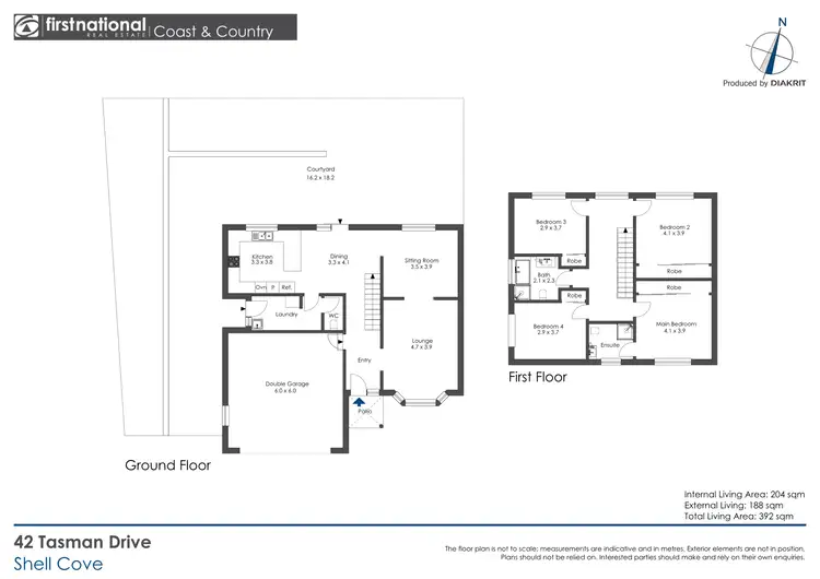 Floorplan of Homely house listing, 42 Tasman Drive, Shell Cove NSW 2529