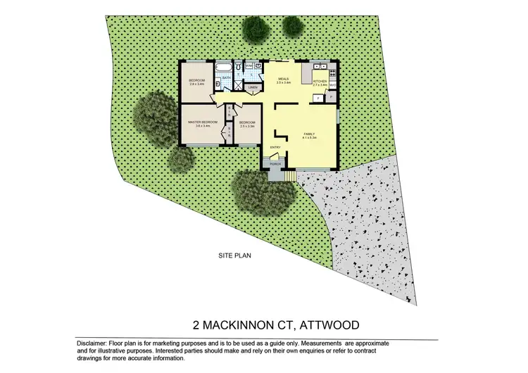 Floorplan of Homely house listing, 2 MacKinnon Court, Attwood VIC 3049
