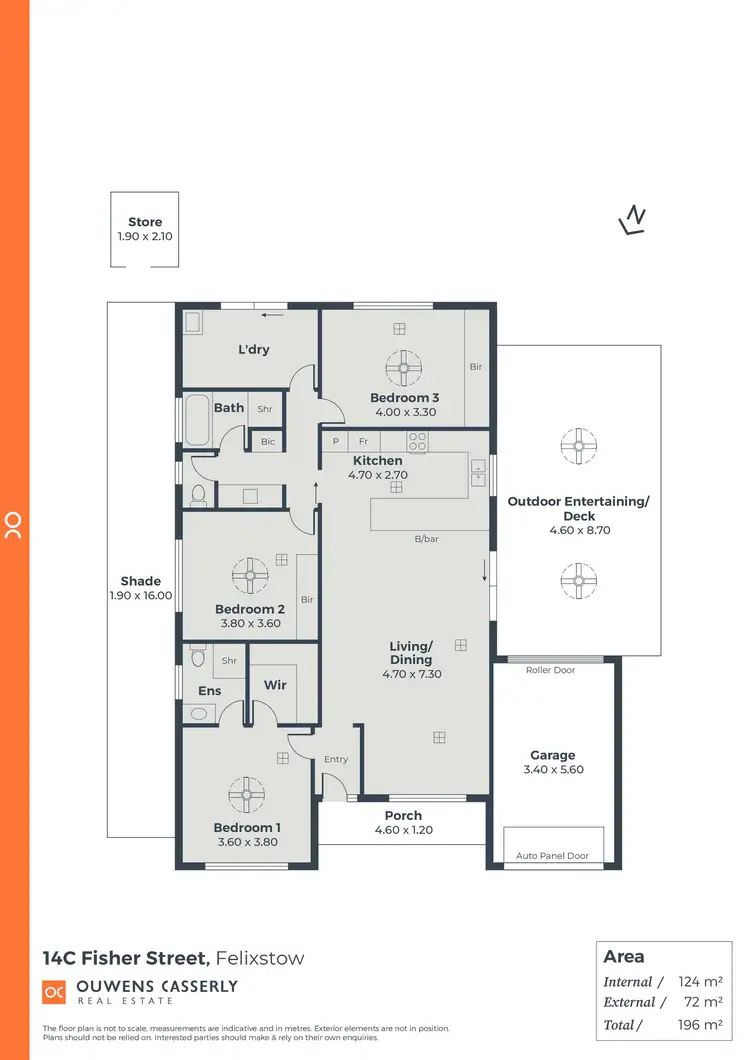 Floorplan of Homely house listing, 14C Fisher Street, Felixstow SA 5070