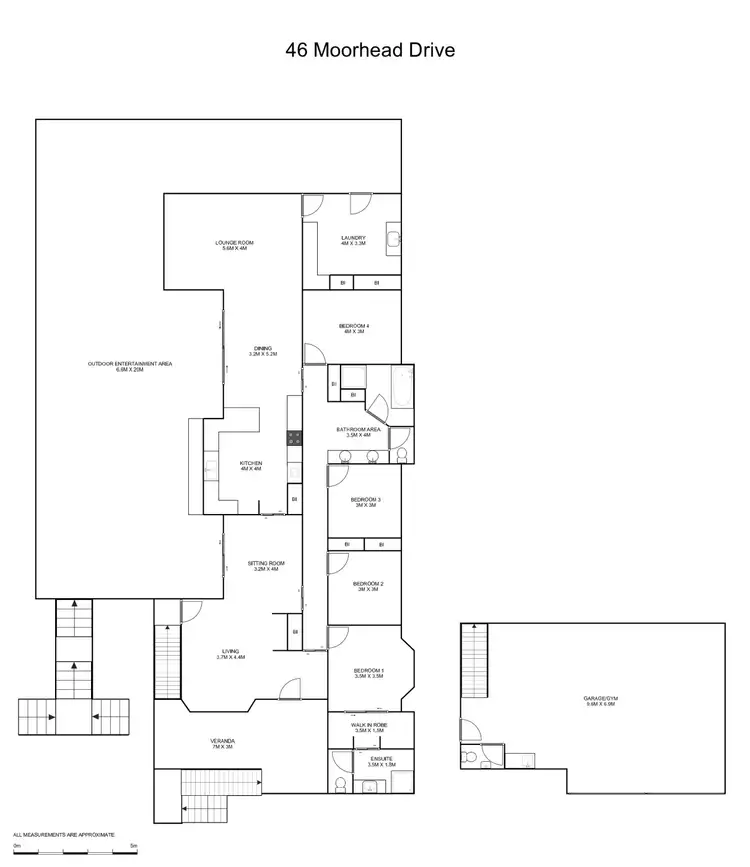 Floorplan of Homely house listing, 46 Moorhead Drive, South Grafton NSW 2460