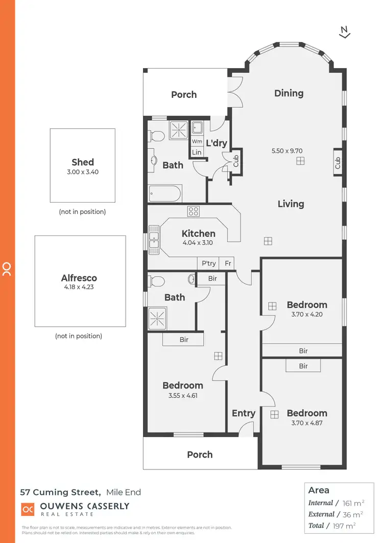 Floorplan of Homely house listing, 57 Cuming Street, Mile End SA 5031