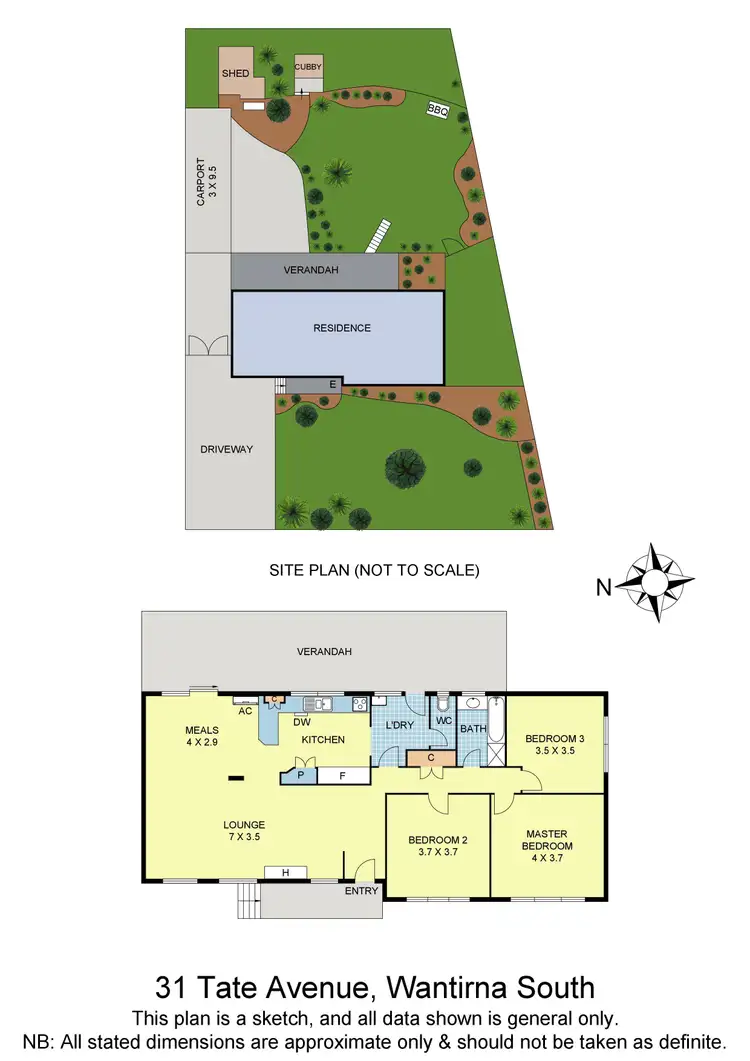 Floorplan of Homely house listing, 31 Tate Avenue, Wantirna South VIC 3152