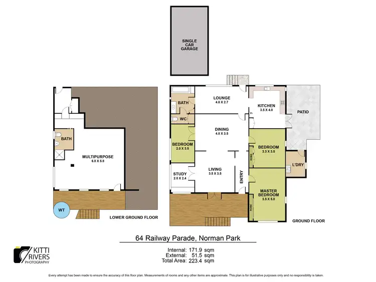 Floorplan of Homely house listing, 64 Railway Parade, Norman Park QLD 4170
