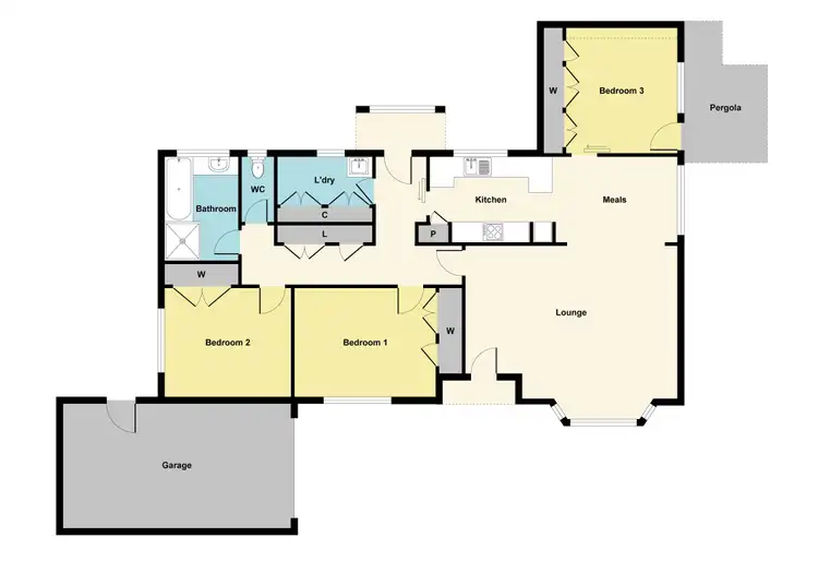 Floorplan of Homely unit listing, 16/25 Dare Street, Wendouree VIC 3355