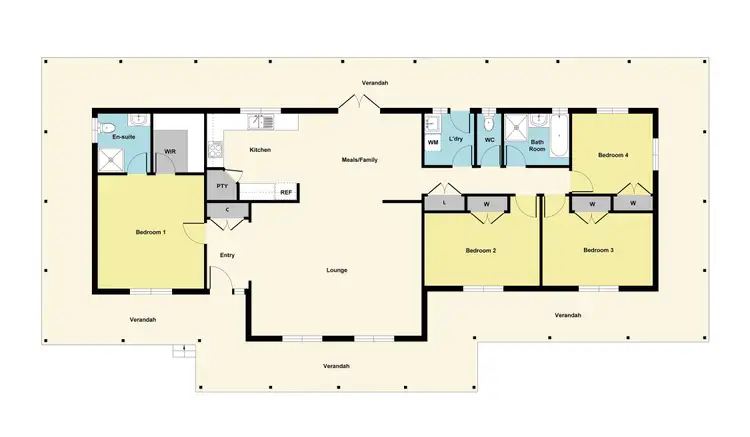 Floorplan of Homely house listing, 530 Wilsons Road, Haddon VIC 3351