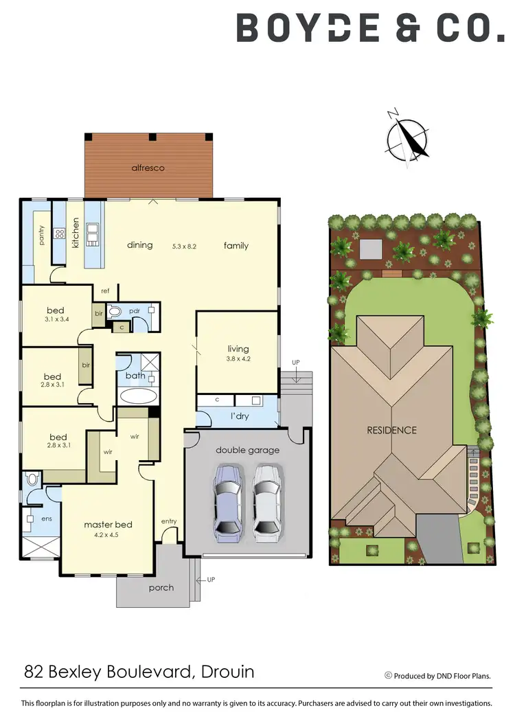 Floorplan of Homely house listing, 82 Bexley Boulevard, Drouin VIC 3818