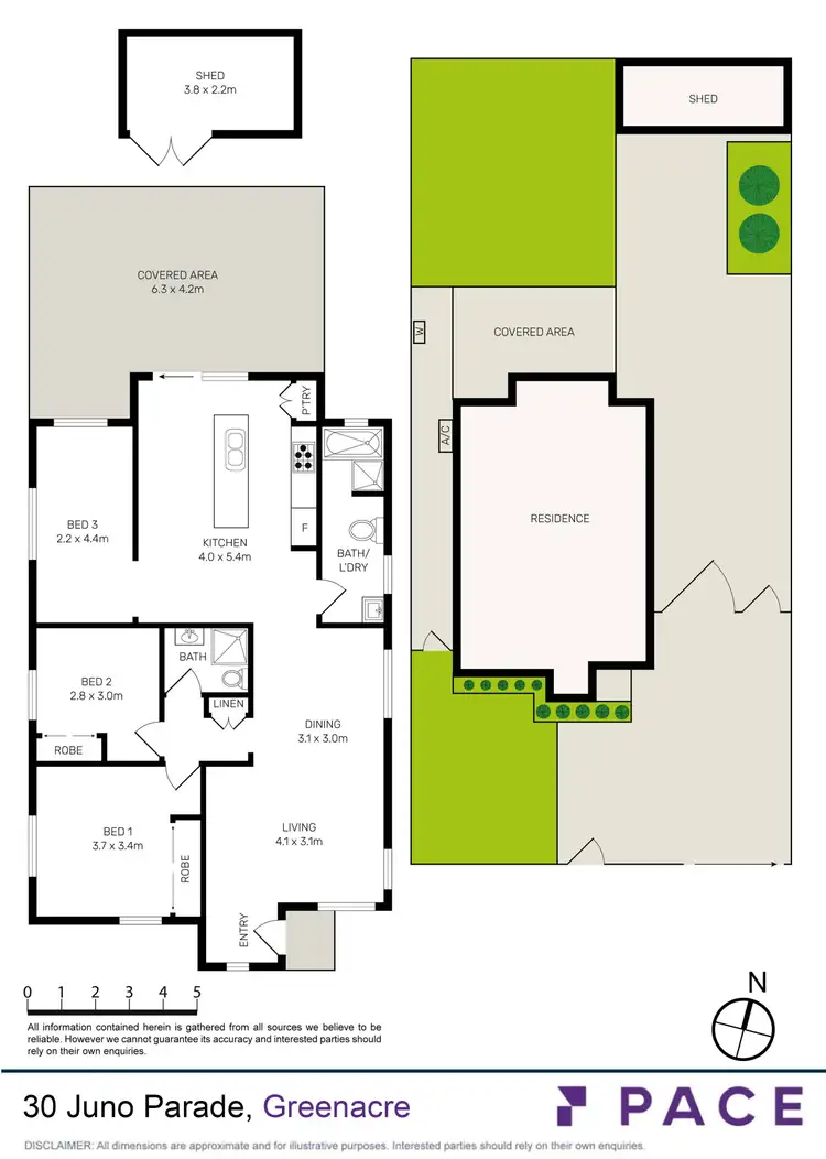 Floorplan of Homely house listing, 30 Juno Parade, Greenacre NSW 2190