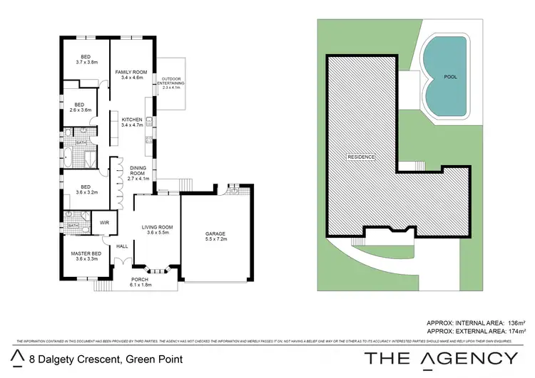 Floorplan of Homely house listing, 8 Dalgety Crescent, Green Point NSW 2251