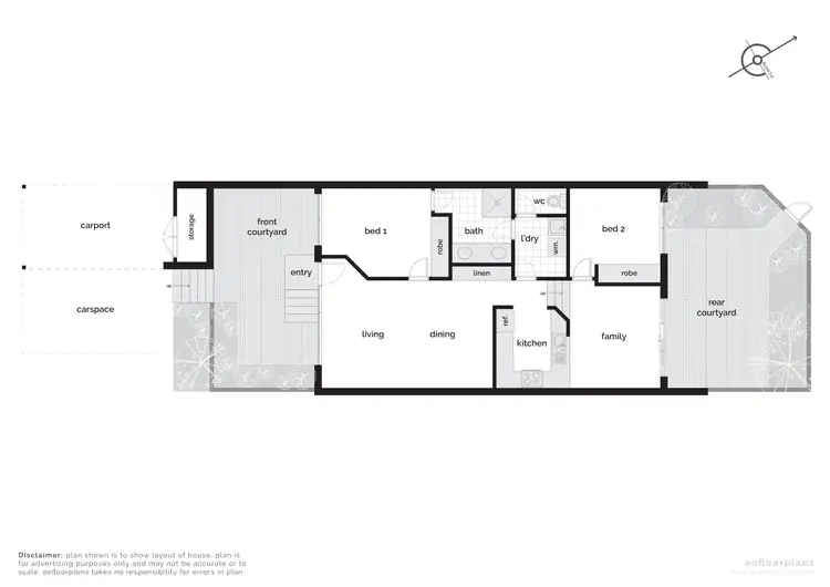 Floorplan of Homely townhouse listing, 10/4 Mansfield Place, Phillip ACT 2606