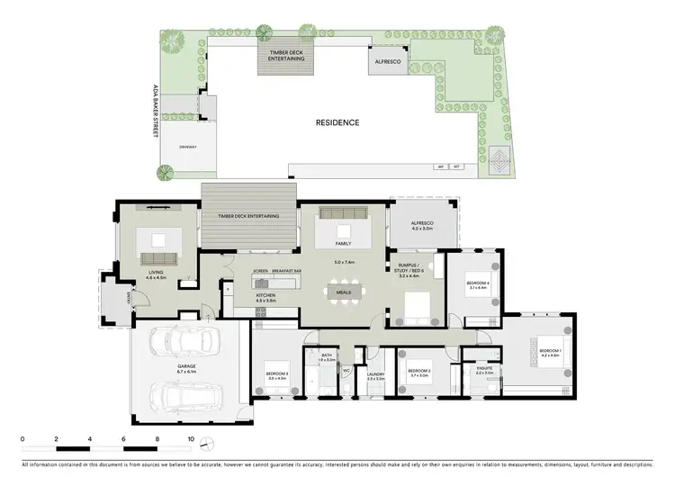 Floorplan of Homely house listing, 38 Ada Baker Street, Forde ACT 2914