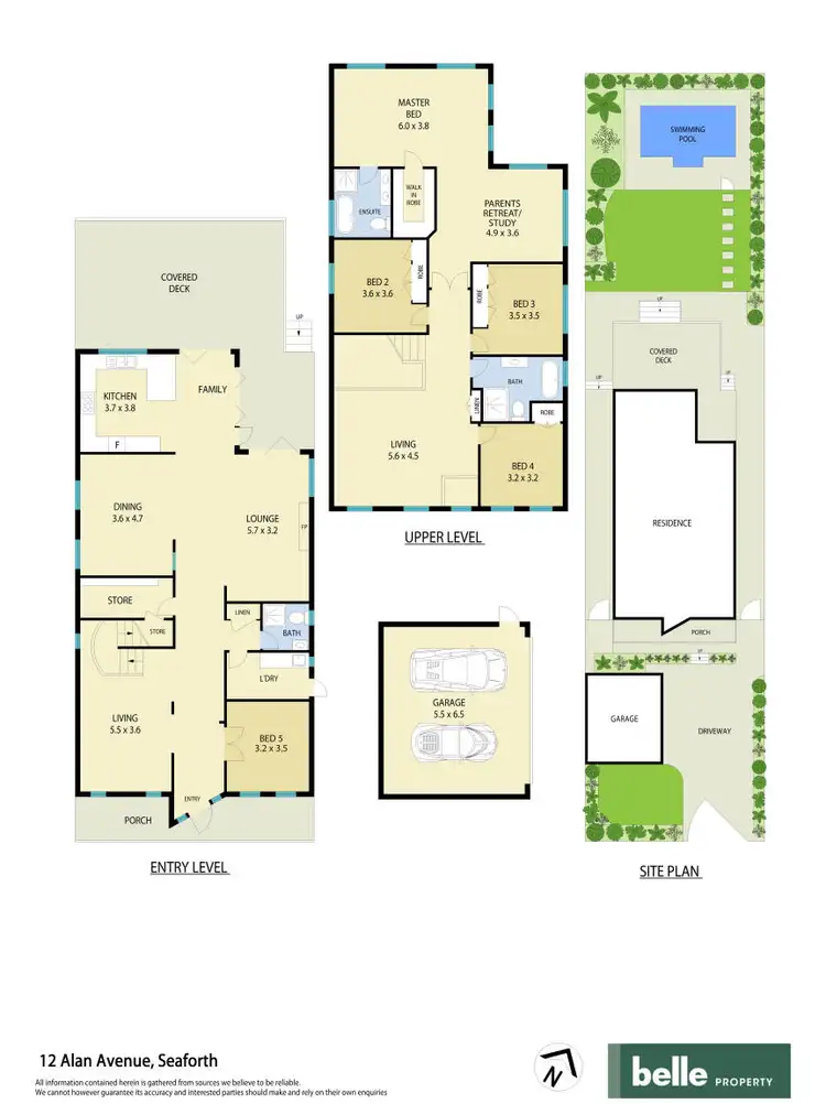 Floorplan of Homely house listing, 12 Alan Avenue, Seaforth NSW 2092