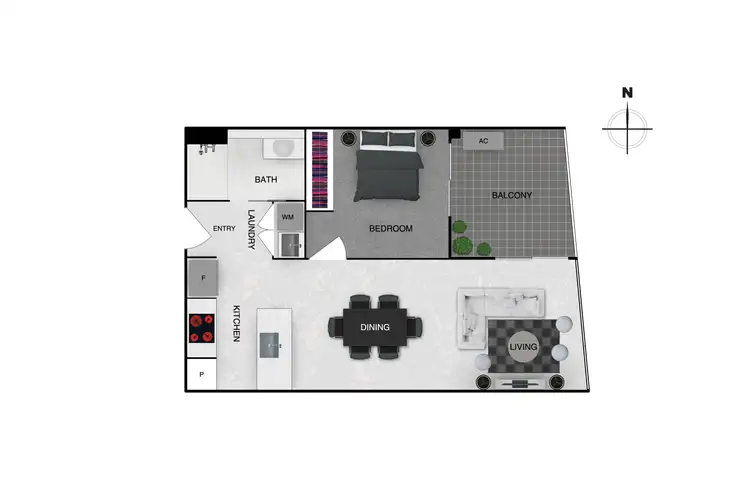 Floorplan of Homely apartment listing, 2011/15 Bowes Street, Phillip ACT 2606