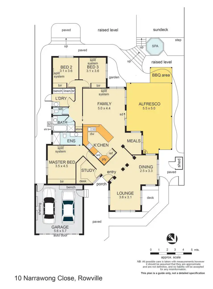 Floorplan of Homely house listing, 10 Narrawong Close, Rowville VIC 3178