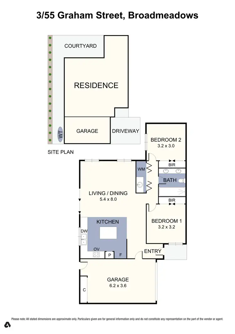 Floorplan of Homely unit listing, 3/55 Graham Street, Broadmeadows VIC 3047