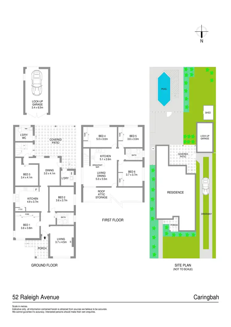 Floorplan of Homely house listing, 52 Raleigh Avenue, Caringbah NSW 2229