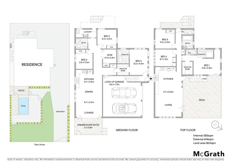 Floorplan of Homely house listing, 1 Eden Street, Belgian Gardens QLD 4810