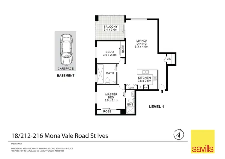 Floorplan of Homely apartment listing, 18/212-216 Mona Vale Road, St Ives NSW 2075
