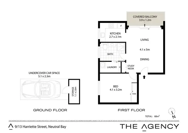 Floorplan of Homely apartment listing, 9/13 Harriette Street, Neutral Bay NSW 2089