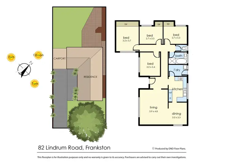 Floorplan of Homely house listing, 82 Lindrum Road, Frankston VIC 3199