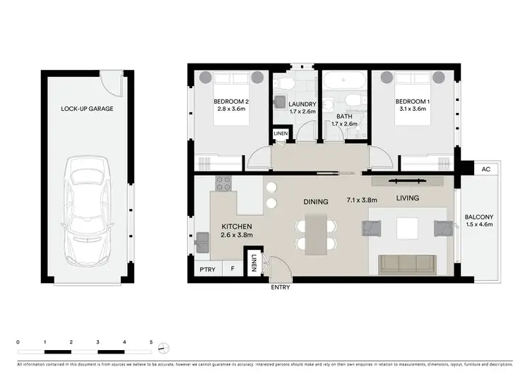 Floorplan of Homely apartment listing, 3/11 Warburton Street, Gymea NSW 2227