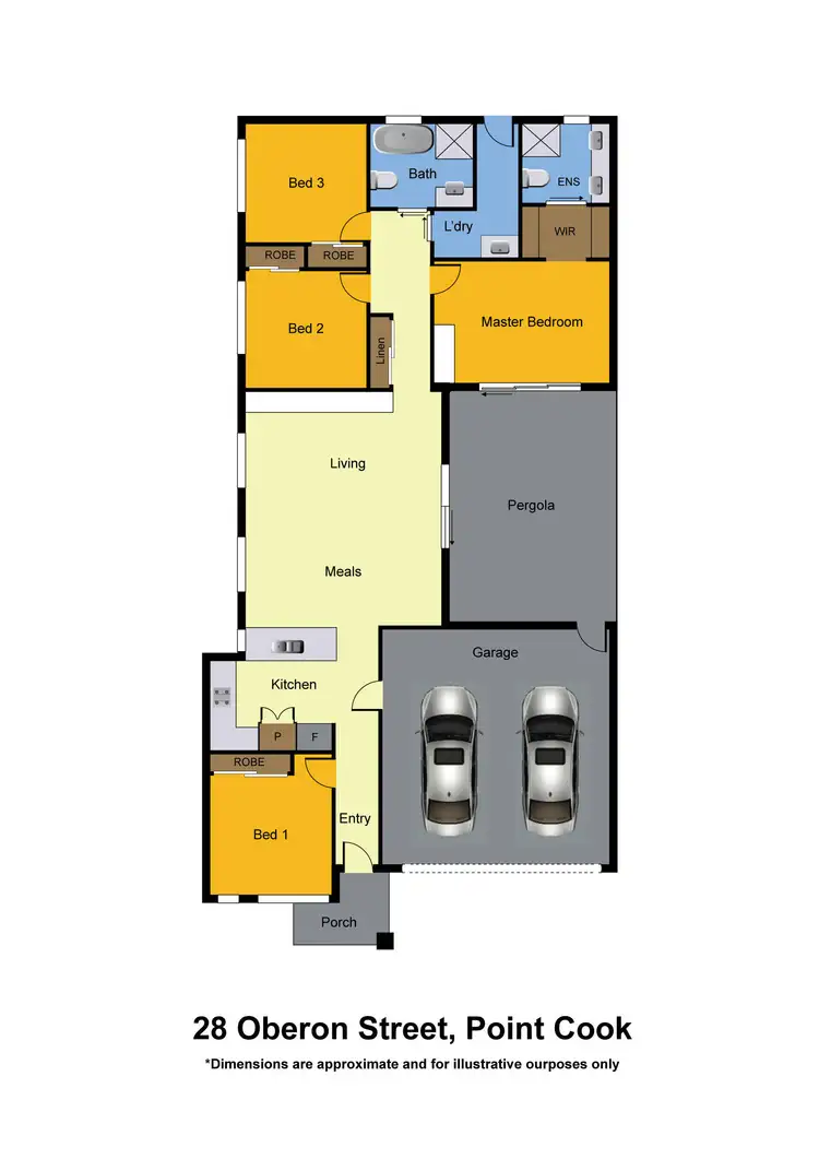 Floorplan of Homely house listing, 28 Oberon Street, Point Cook VIC 3030
