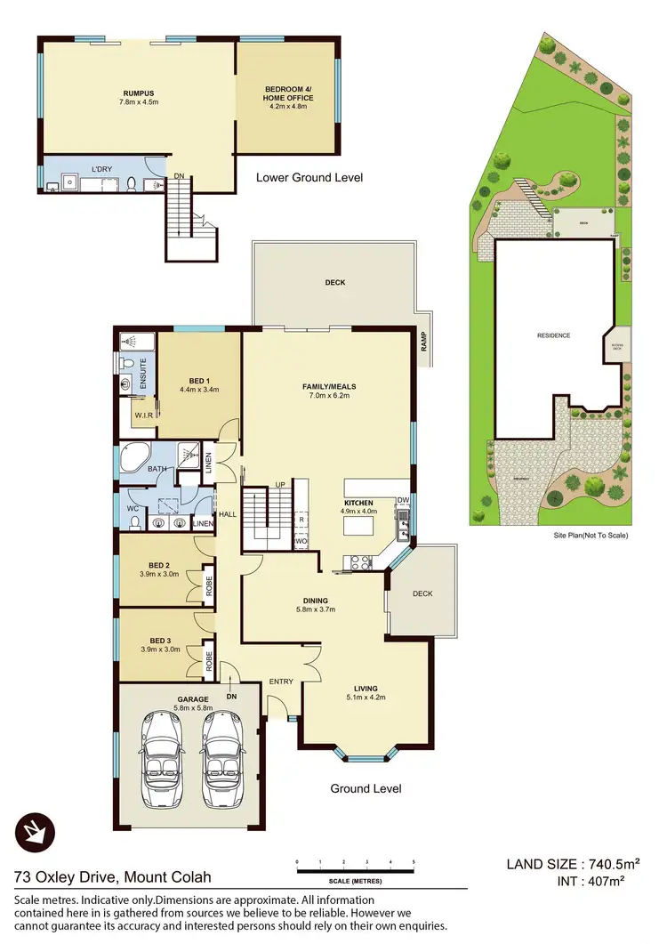Floorplan of Homely house listing, 73 Oxley Drive, Mount Colah NSW 2079
