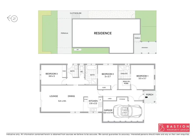 Floorplan of Homely house listing, 3 Salisbury Street, Casey ACT 2913