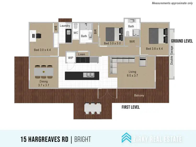 Floorplan of Homely house listing, 15 Hargreaves Road, Bright VIC 3741