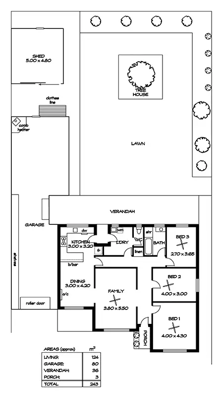 Floorplan of Homely house listing, 65 Bolivar Road, Burton SA 5110