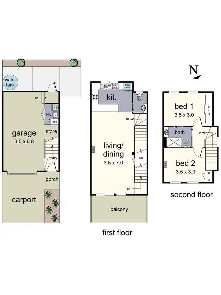 Floorplan of Homely house listing, 3 Dover Close, Lilydale VIC 3140