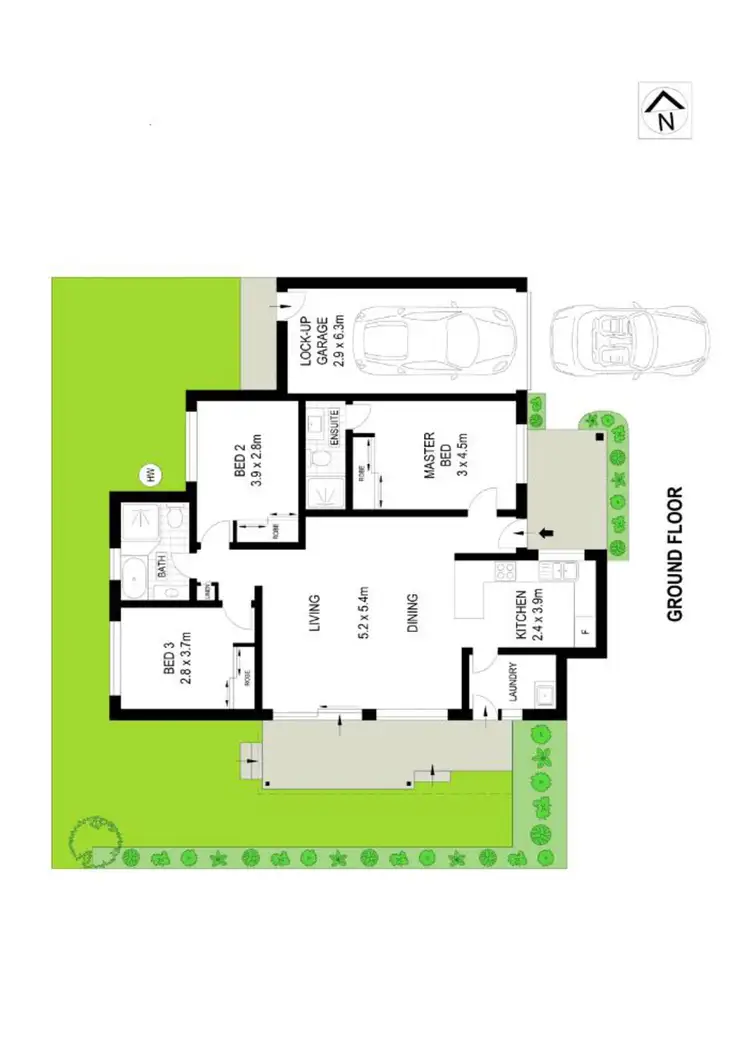 Floorplan of Homely villa listing, 7/80-82 Flora Street, Kirrawee NSW 2232