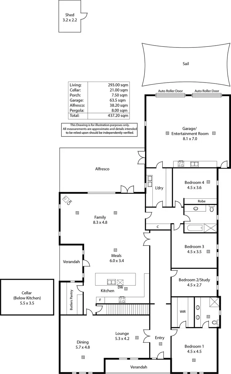 Floorplan of Homely house listing, 17a Adelaide Street, Maylands SA 5069