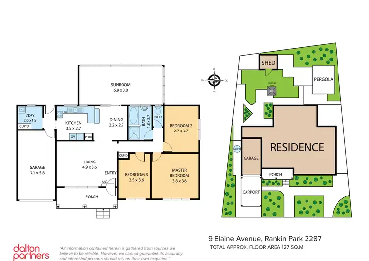Floorplan of Homely house listing, 9 Elaine Avenue, Rankin Park NSW 2287