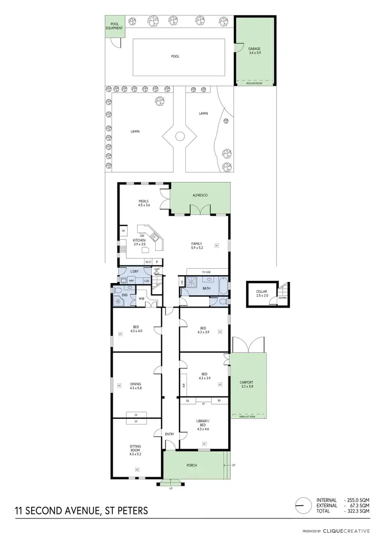 Floorplan of Homely house listing, 11 Second Avenue, St Peters SA 5069