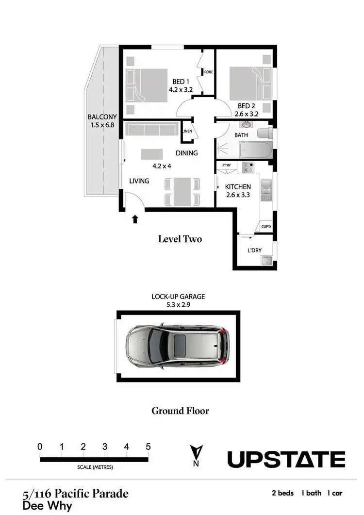 Floorplan of Homely unit listing, 5/116 Pacific Parade, Dee Why NSW 2099