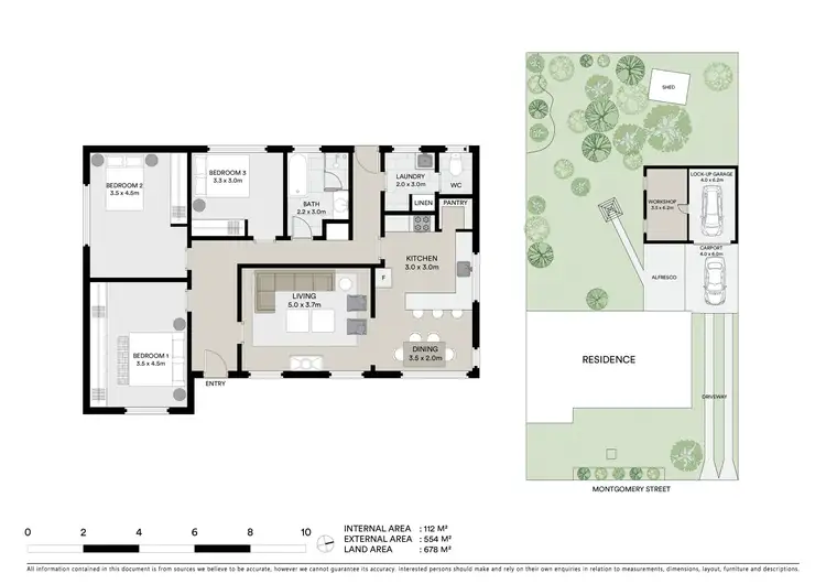 Floorplan of Homely house listing, 1 Montgomery Street, Wendouree VIC 3355