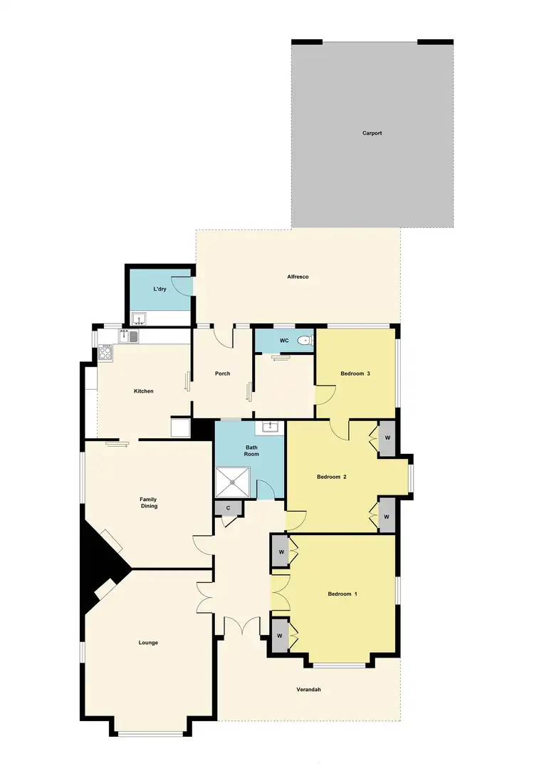 Floorplan of Homely house listing, 31 Nolan Street, Maryborough VIC 3465