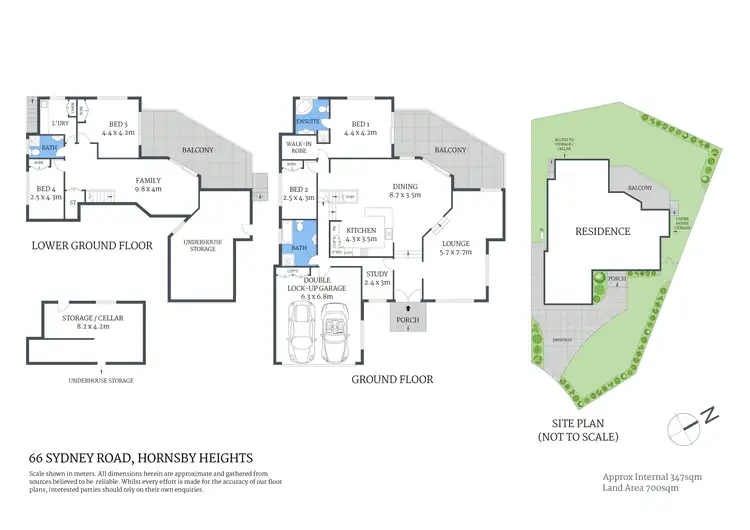 Floorplan of Homely house listing, 66 Sydney Road, Hornsby Heights NSW 2077