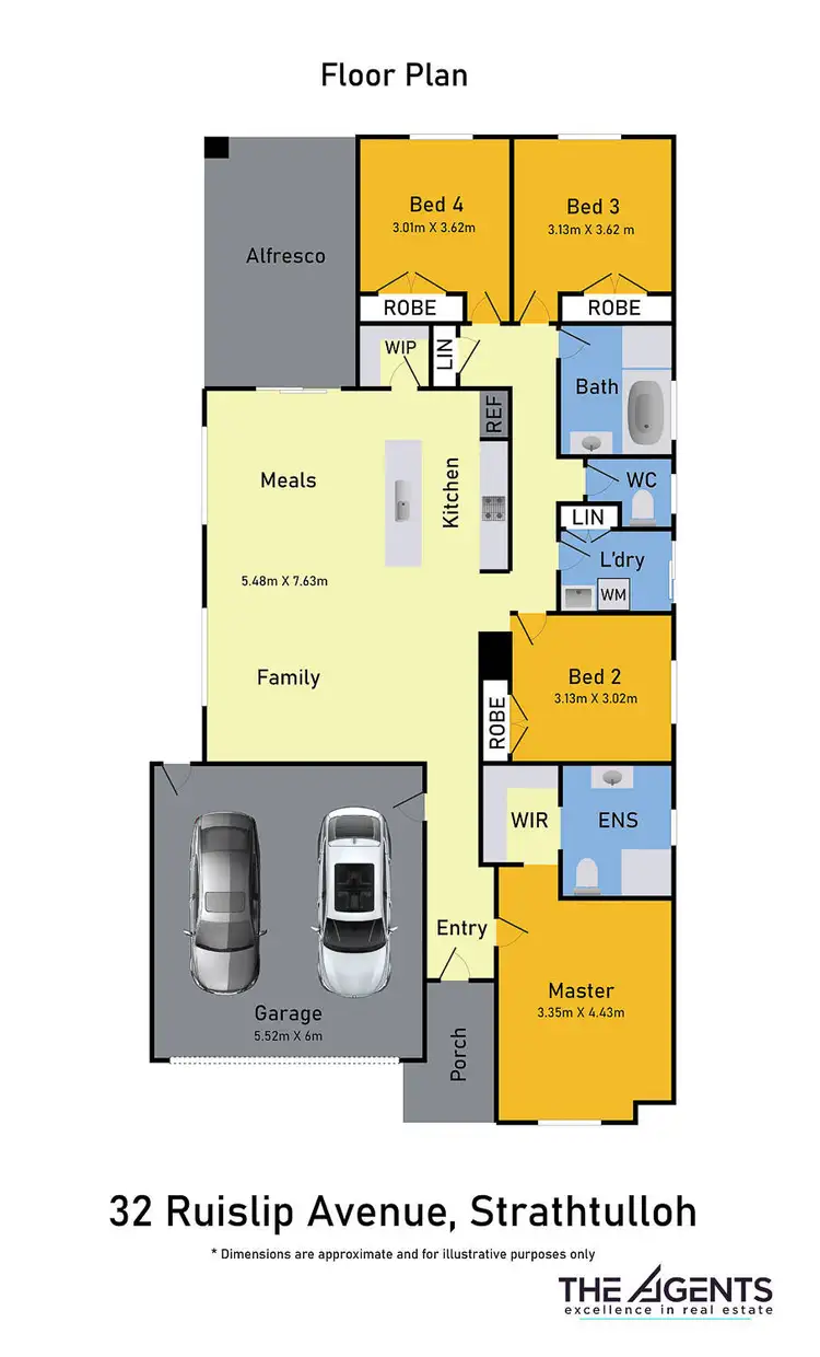 Floorplan of Homely house listing, 32 Ruislip Avenue, Strathtulloh VIC 3338