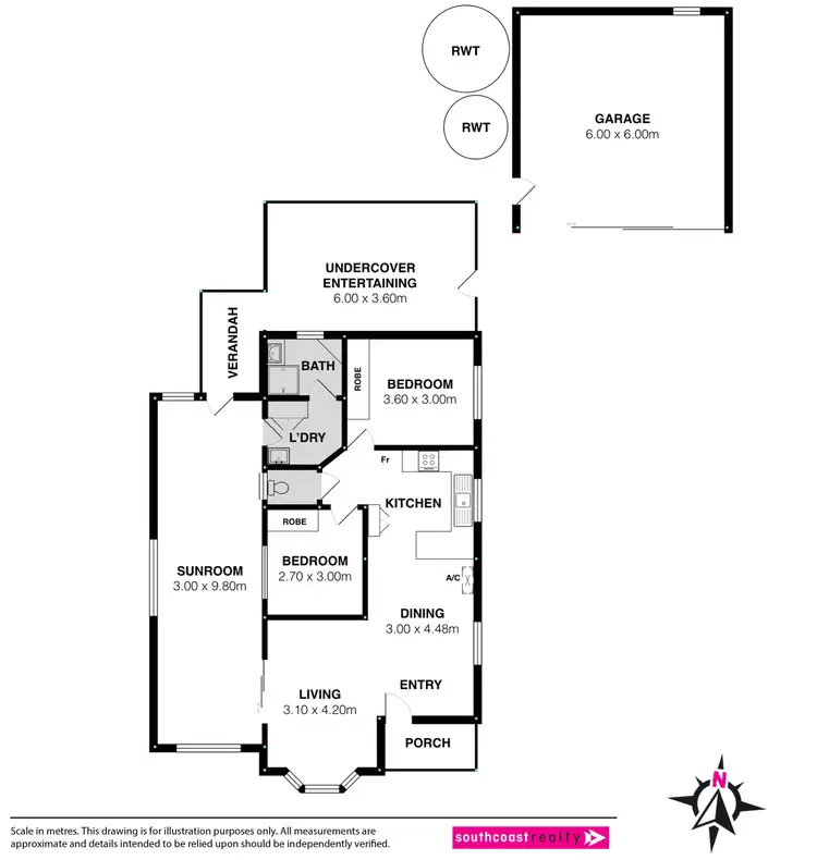 Floorplan of Homely house listing, 74 Padman Crescent, Middleton SA 5213