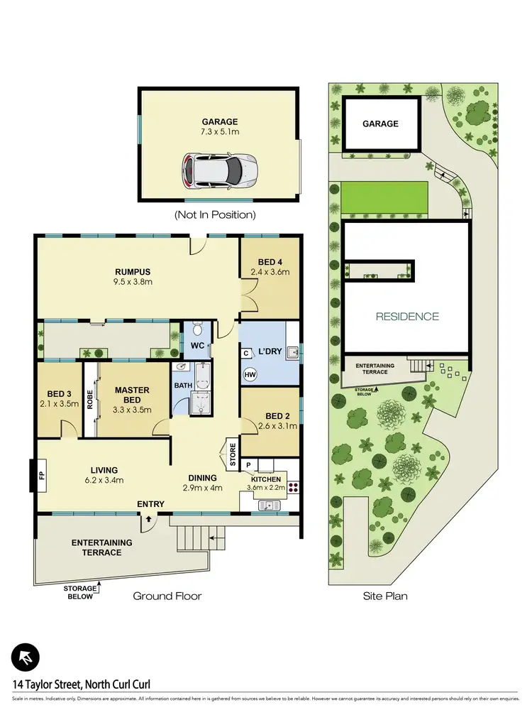 Floorplan of Homely house listing, 14 Taylor Street, North Curl Curl NSW 2099