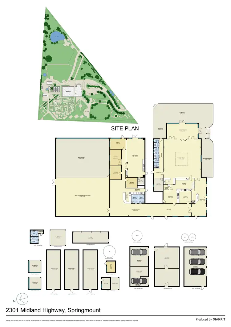 Floorplan of Homely house listing, 2301 Midland Highway, Springmount VIC 3364