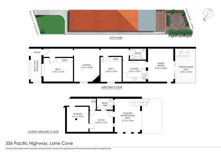 Floorplan of Homely house listing, 356 Pacific Highway, Lane Cove NSW 2066